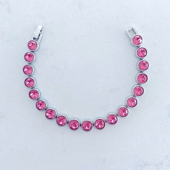 Swarovski Touchstone Crystal Rose Ice Bracelet - Picture 2 of 5